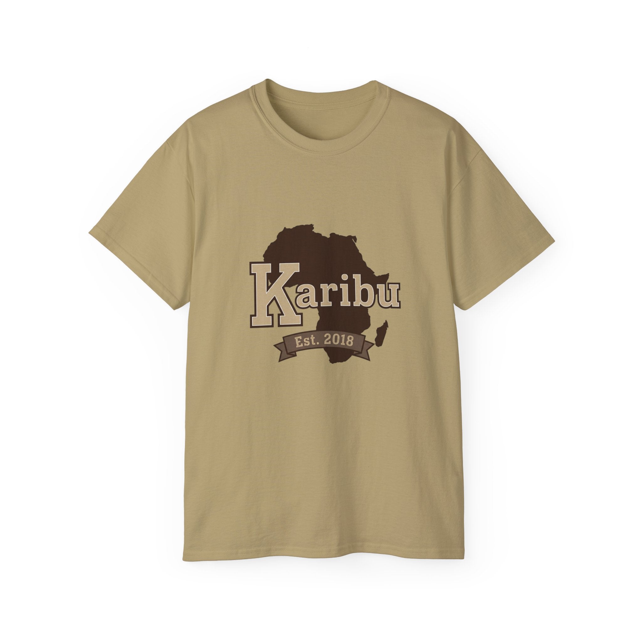 Karibu Africa Map T-Shirt — Est. 2018 Welcome Tee