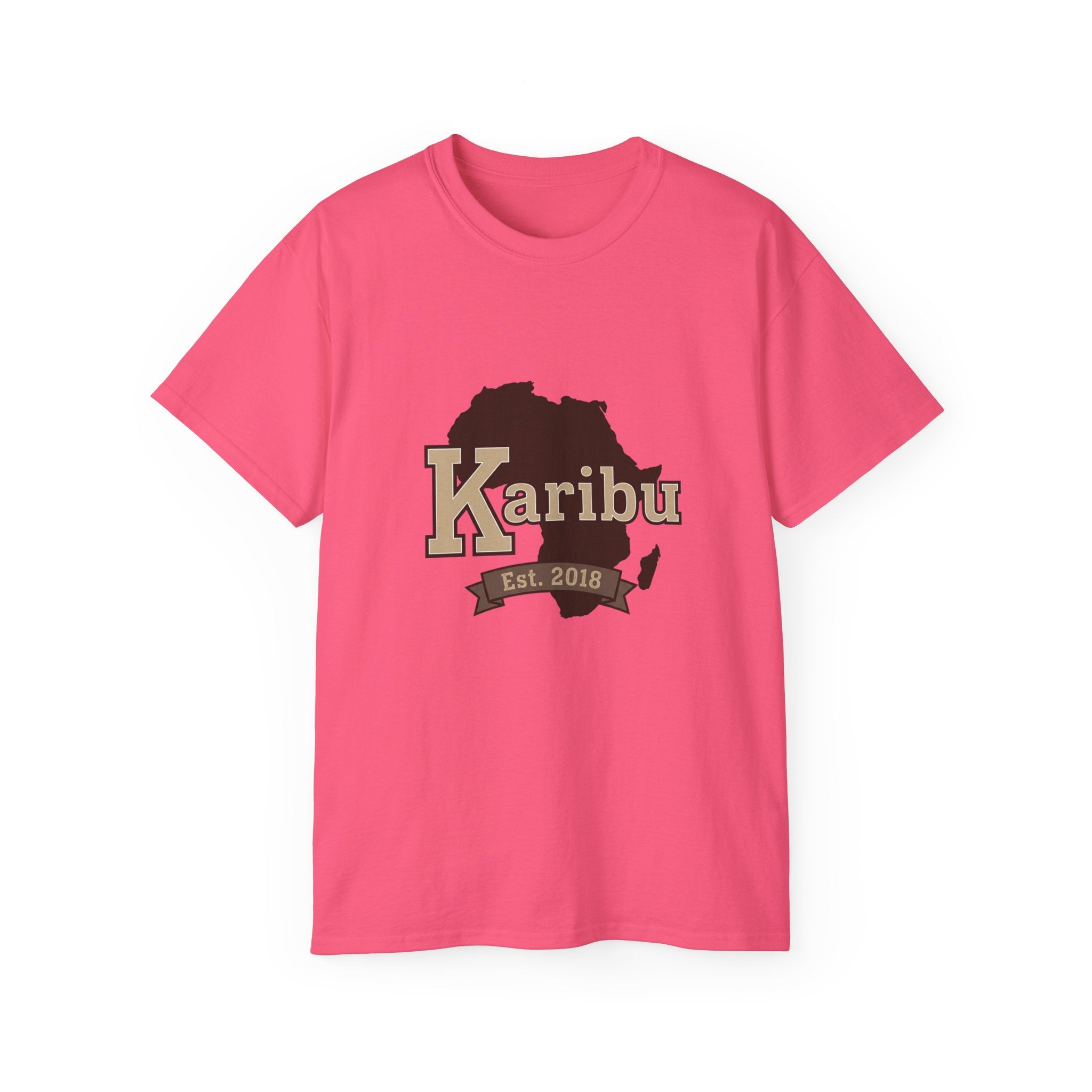 Karibu Africa Map T-Shirt — Est. 2018 Welcome Tee