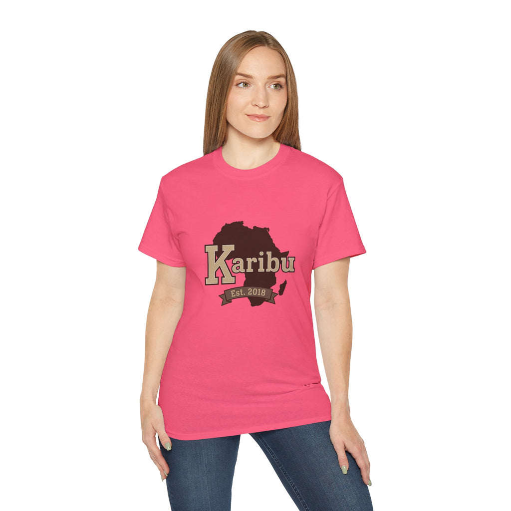 Karibu Africa Map T-Shirt — Est. 2018 Welcome Tee
