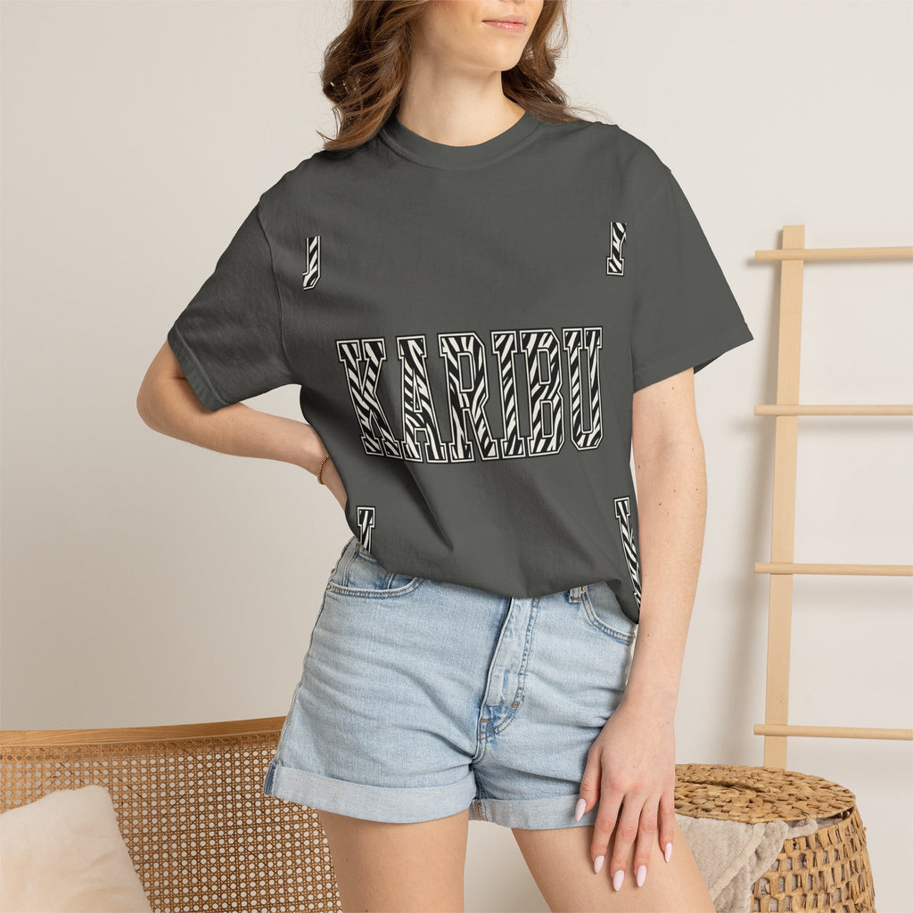 Karibu Zebra-Pattern T-Shirt