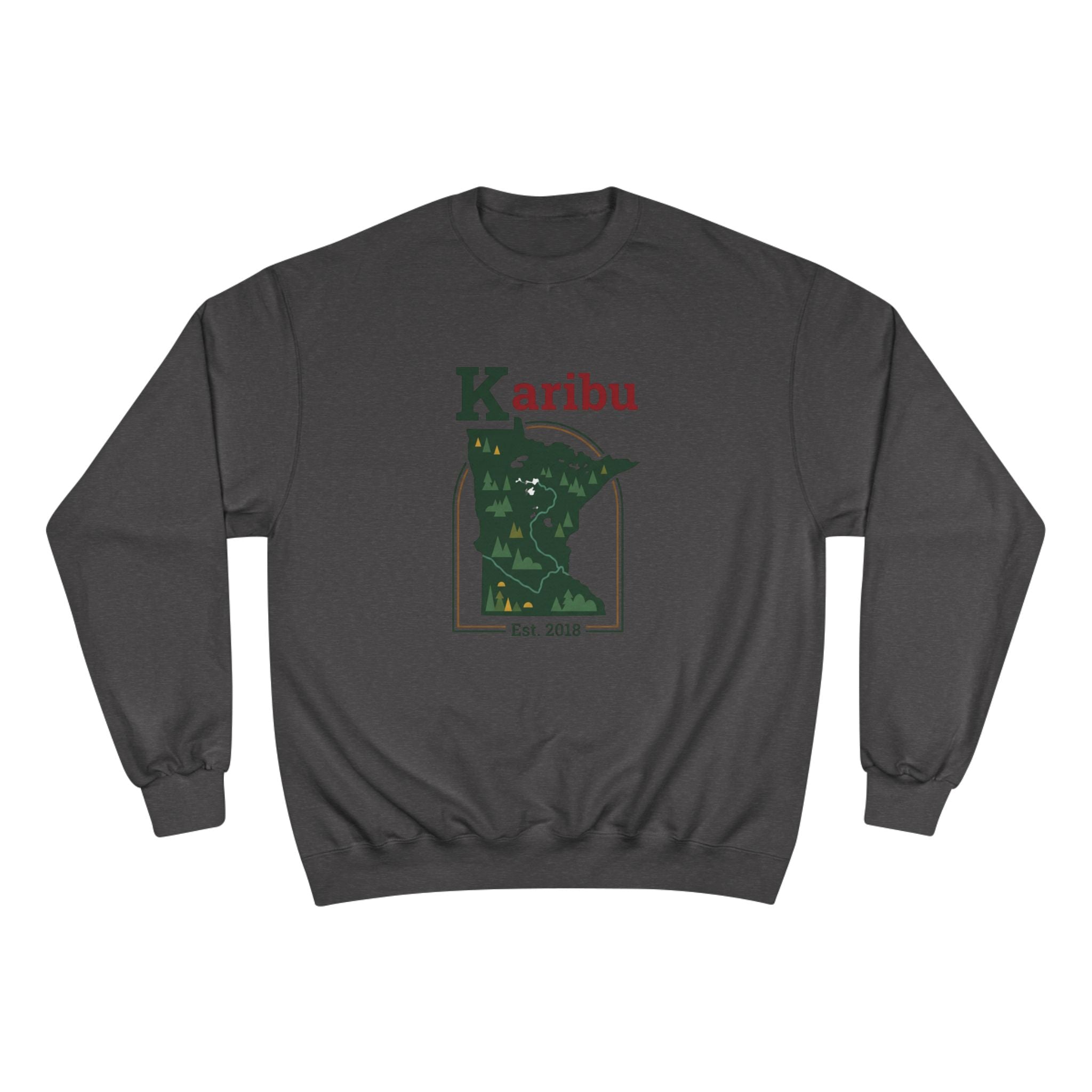 Sweatshirt — Karibu Minnesota Graphic Crewneck (Est. 2018)